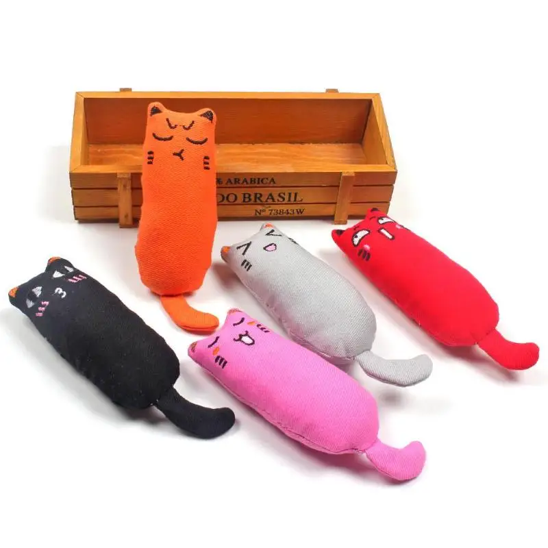 5 шт. игрушка для кошек, зубцы, шлифовальная игрушка для кошек, Интерактивная игрушка для кошек, жевательный коготь, игрушки для укуса большого пальца, интерактивные милые Мультяшные игрушки, товары для домашних животных