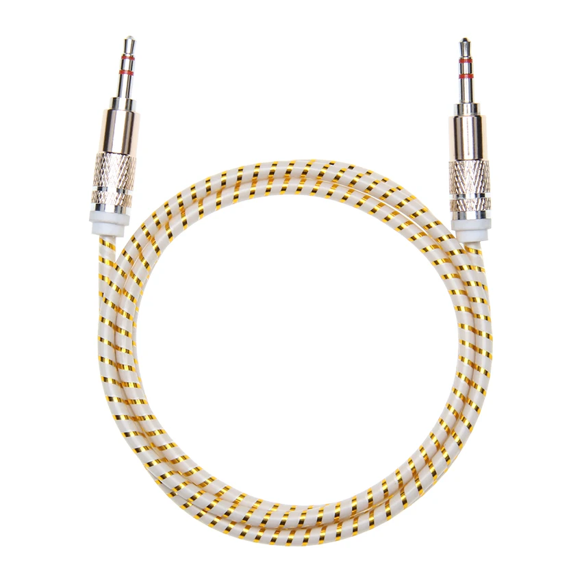 Free Shipping 3 5mm Jack Audio Cable Candy AUX Cable Headphone Extension for Phone MP3 Car Headset Speaker Wholesale 1000pcs lot
