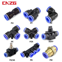 Pneumatic-Fitting Tube PY Water-Pipe Push-In-Hose Air-Quick Quick-Couping 6mm 8mm 10mm