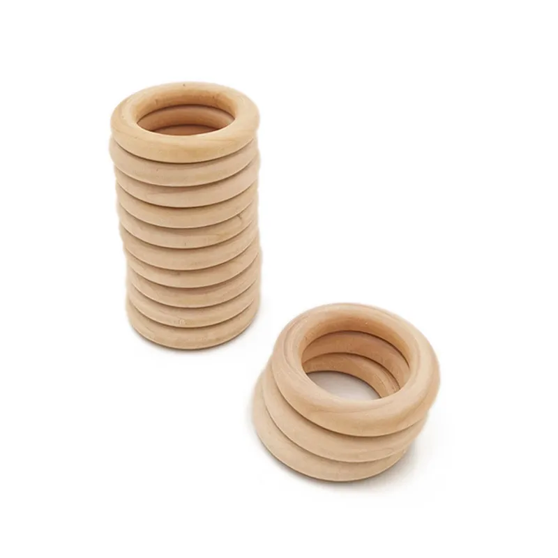  20pcs Wooden Rings for Crafts, Natural Wooden Rings for  Macrame, Unfinished Wood Rings Circles, Macrame Rings Wooden Hoops for DIY  Craft Pendant Connectors Jewelry Making - 55mm/2.16 inch