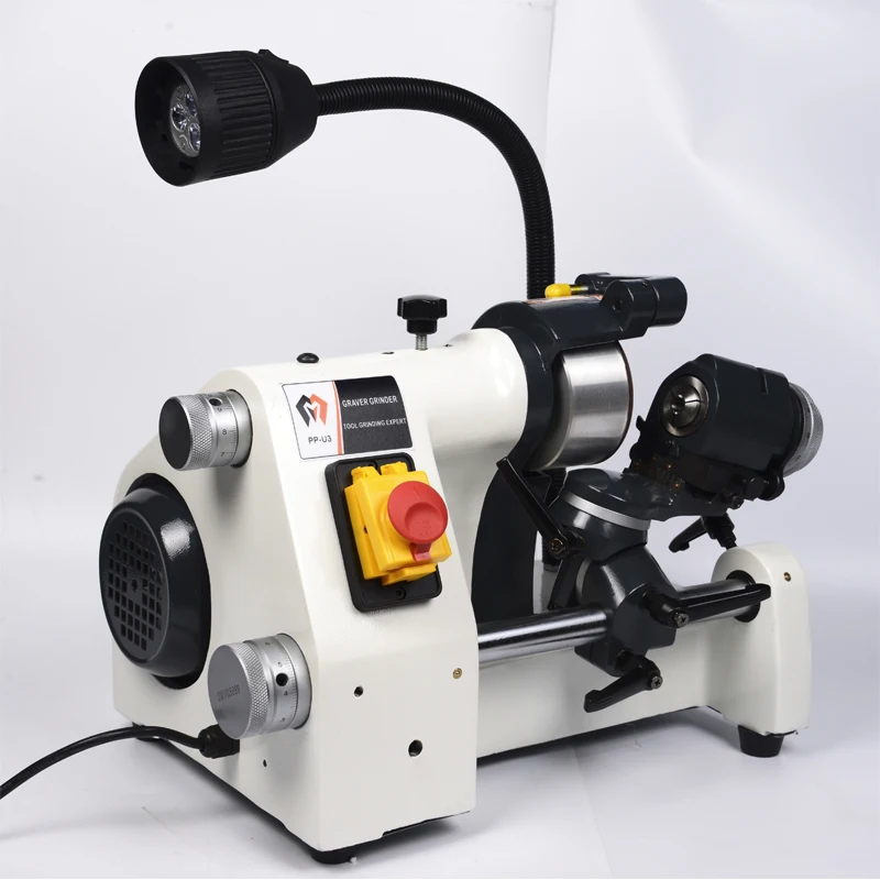 CE 220V U3 R8 Collets Universal Cutter Grinder Drill Sharpener Sharpening Machine for End Mill Twist Drill Cutter Grinding Tool 5