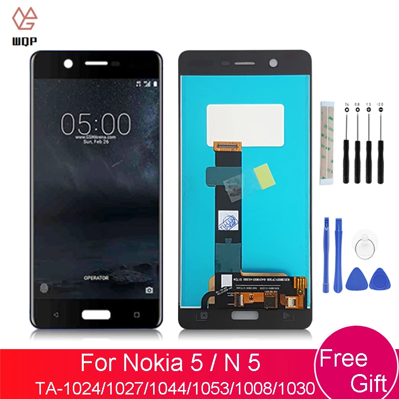 ЖК-дисплей 5 2 дюйма для Nokia сменный дигитайзер сенсорного экрана Nokia5 N5 TA-1008 TA-1030