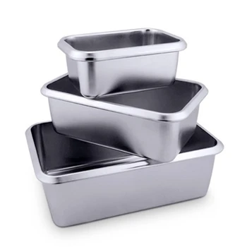 

3Pcs Square Bento Lunch Box Food Container Storage Box Dinnerware Portable Fresh-Keeping Lunch Box for Students