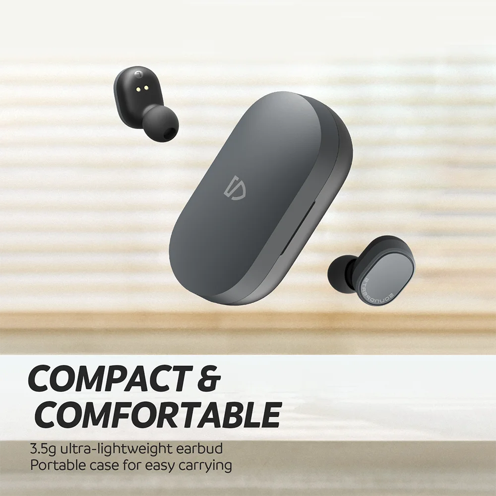 SoundPEATS Bluetooth 5 0 True Беспроводной AptX кодек сенсорный объем Управление наушники