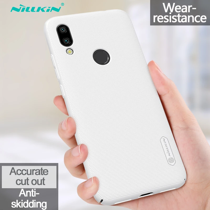 For Xiaomi Redmi 8 7 Case Redmi 8A 7A Cover Nillkin Super Frosted Shield Hard PC Back Cover Protector Case for Xiaomi Redmi Y3 - Цвет: White