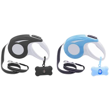 

Retractable Dog Leash, Retractable Leash with Free Waste Bag , 16Ft Length Dog Leash Meet the Balance Between Free and Under-