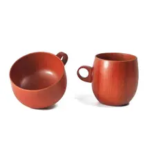 Натуральная деревянная чайная чашка с ручкой, чашка для путешествий с молоком, чашки для вина, пива, гаджеты, кофейная чашка для дома, бара, кухни
