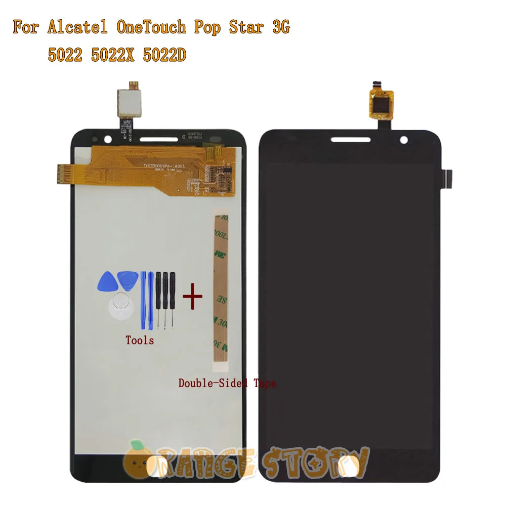 Новый Сменный датчик монитора для Alcatel OneTouch Pop Star 3g 5022 5022X 5022D ЖК-экран Сенсорное