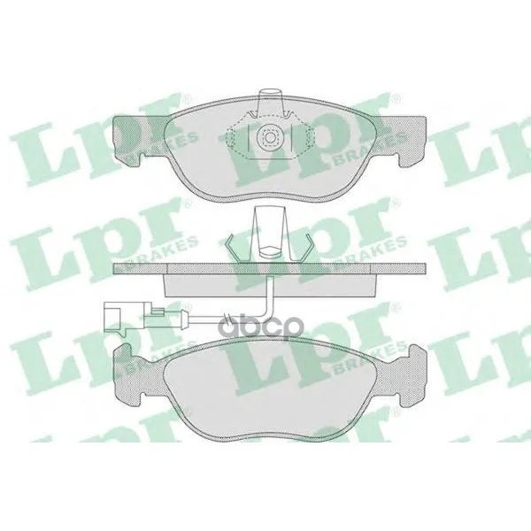 Колодки Тормозные Alfa 145/146/Fiat Bravo-01/Punto 01- Передние С Датчиком Lpr 05p646 Lpr арт. 05P646