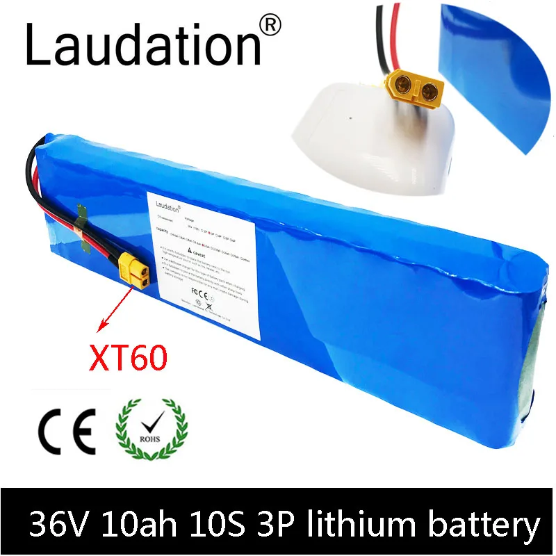 Laudation 36v 10ah блок батарей электрического велосипеда 10S 3P 500W высокая мощность и