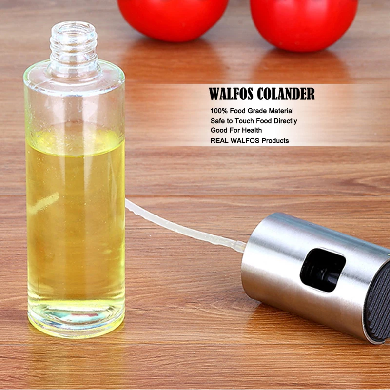 Kitchen Baking Oil Cook Oil Spray Empty Bottle Vinegar Bottle Dispenser Cooking Tool Salad BBQ Cooking Glass sprayer