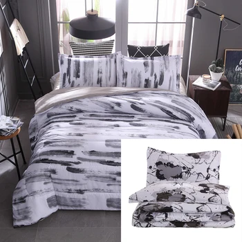 

Luxury Cotton Quilt Set 3pcs Warm Comforter Soft Duvet Quilted Bedspread Pillow Blanket Printed Set King Size