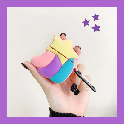 

Earphone Case for Airpods Case 3D Cute Soft Silicone Chick Egg Headphone Protective Cover for Apple Airpods 1 2 For Earpods Case
