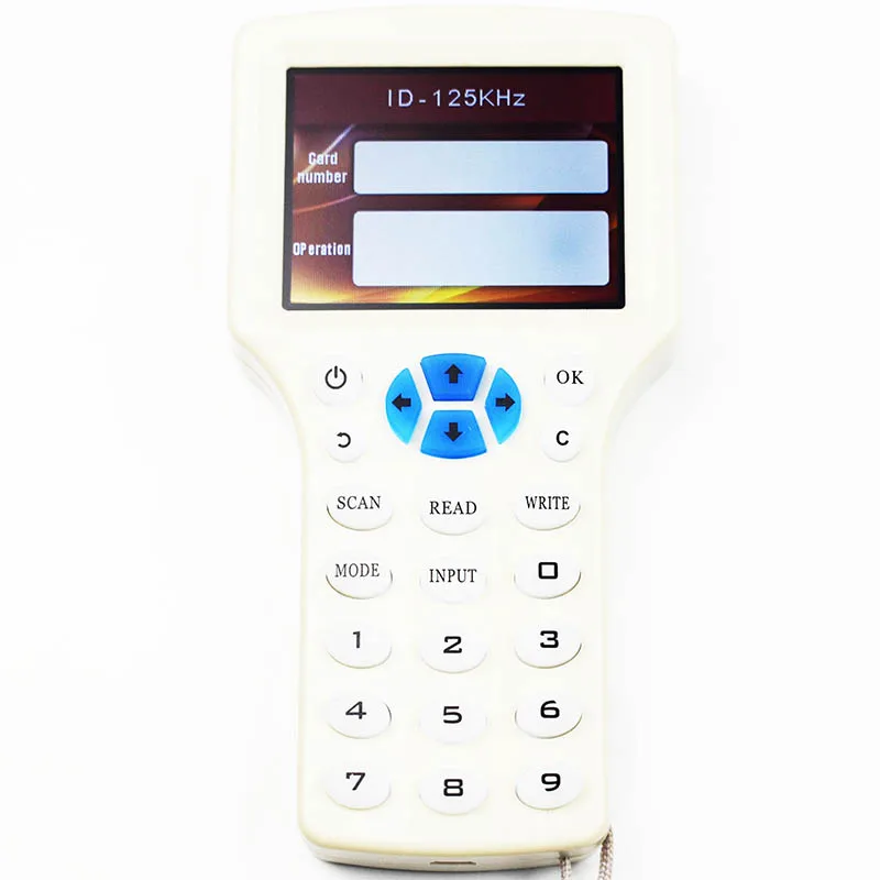 10 Частот RFID считыватель писатель копиры Дубликатор IC/ID с USB кабелем для 125 кГц 13 56