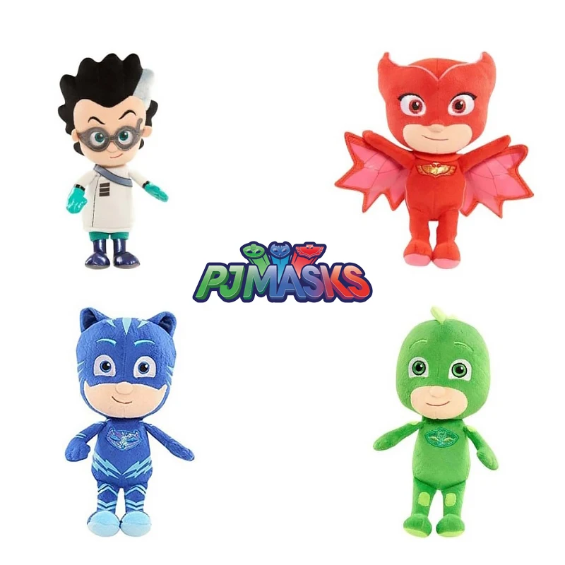 Pj Masks-figuras de acción de Catboy, Owlette Gekko, capa, máscaras, Anime, Boneca, juguetes para niños, regalo