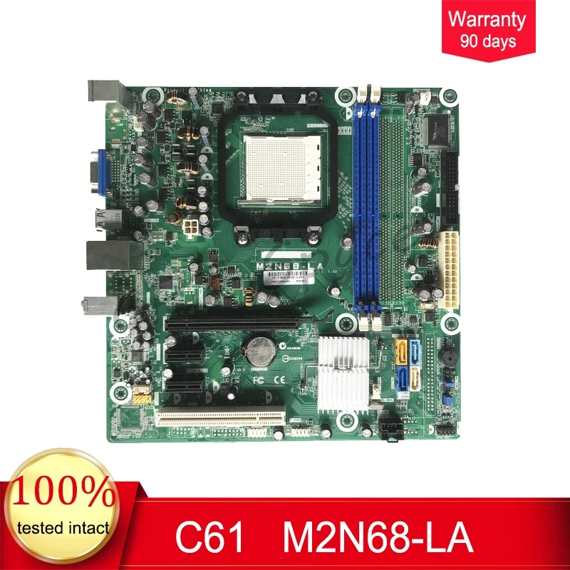 

For HP C61 Desktop Motherboard 513426-001 513425-001 M2N68-LA AM2 DDR2 MB 100% Tested Fast Ship