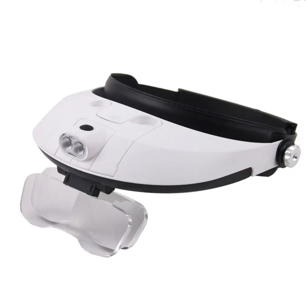

Durable Led Light Glasses Magnifying Lens Wearing Magnifying Glass Glasses Magnifying Glass Optical Lens