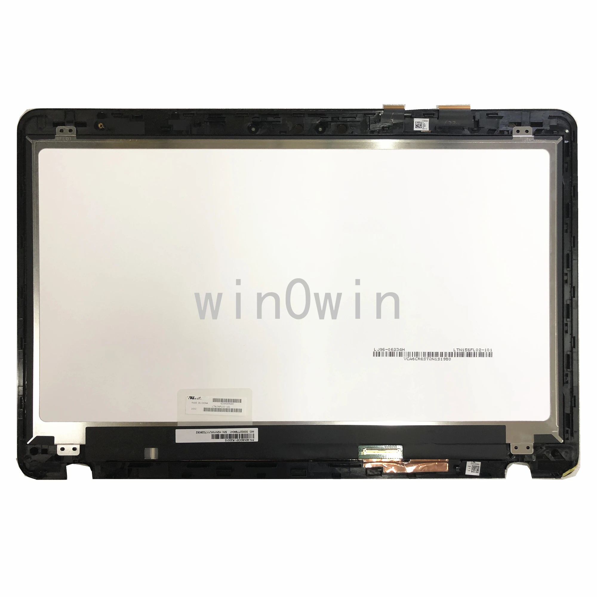 LTN156FL02-101 LCD Touch Screen Digitizer Glass Assembly with BLACK Frame Replacement For ASUS UX560UX UX560 P/N 90NB0CE1-R20010 |
