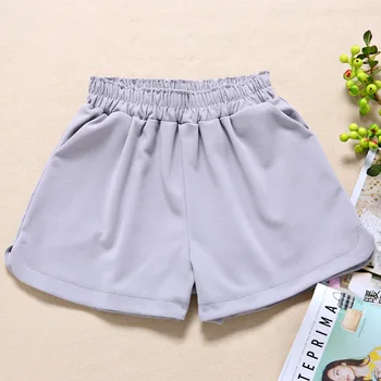 

New summer chiffon wild casual elastic loose wide leg shorts