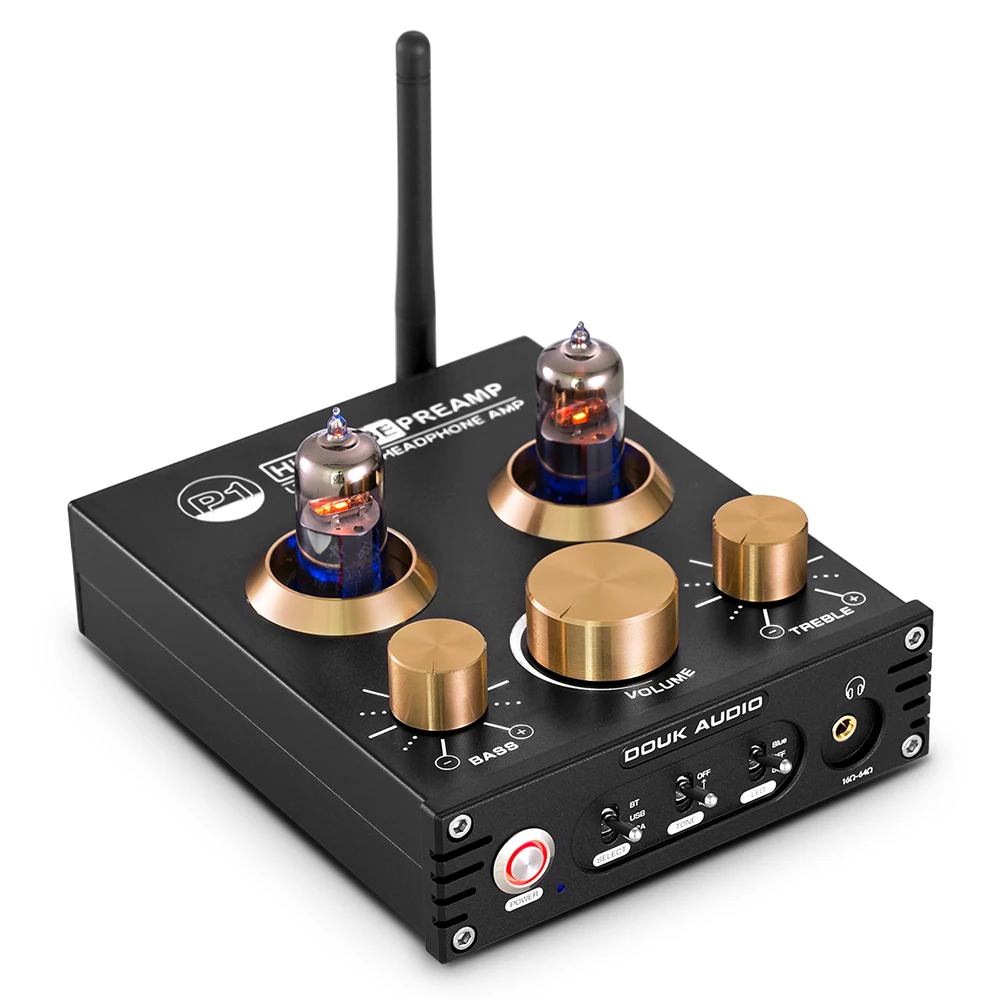 Douk аудио HiFi Bluetooth 5 0 трубный вакуумный усилитель USB DAC APTX домашний стерео для