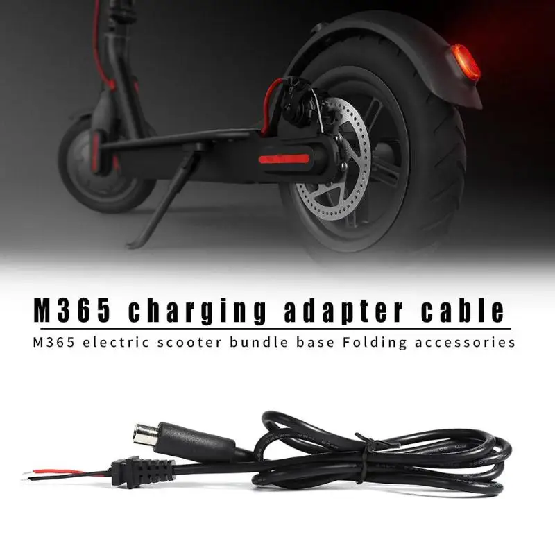 

Black DC 8mm Charging Cord 42V 2A Charger Power Cable for XIAOMI M365 Electric Scooter Charger Line Plug Scooter Parts Hot Sale