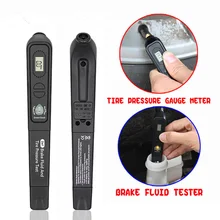 2 в 1 цифровой датчик давления в шинах тестер тормозной жидкости ручка ЖК-дисплей Автомобильный диагностический инструмент для DOT3 DOT4 DOT5.1 автомобильные аксессуары
