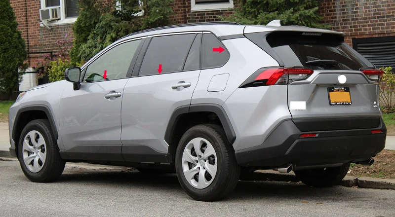 Для TOYOTA Rav4 декоративные аксессуары корпус стильный Стик из нержавеющей стали оконная отделка