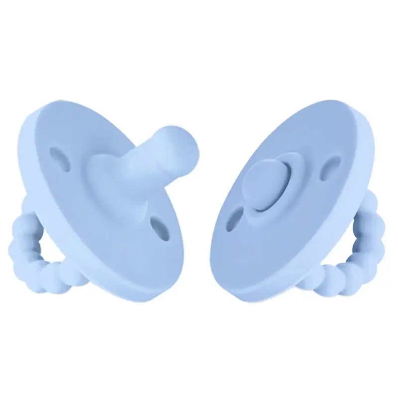 Cute DIY Silicone Baby Pacifier Chain Newborn Teething Soother Holder Anti-drop Chains Infants Molar Chew Toy Shower Gifts
