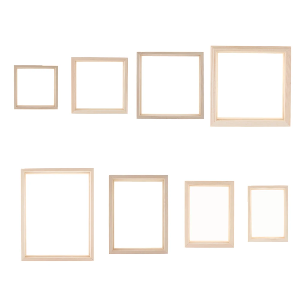 Photo Frame Picture Poster Frame Transparent Wooden Home Display Decoration Wall Decoration