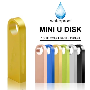 

Memoria USB Flash Drive 128GB 64GB 32GB 16GB 8GB Pendrive Waterproof OTG Pen Drive 128 GB Cle USB 2.0 Memory Stick Flash Drives