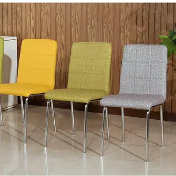 

Dinner Chair Complete New Backrest Chair Dining Table Chair Hotel Chair Leather Dining Room Chair Simple Modern Family Chair Sto