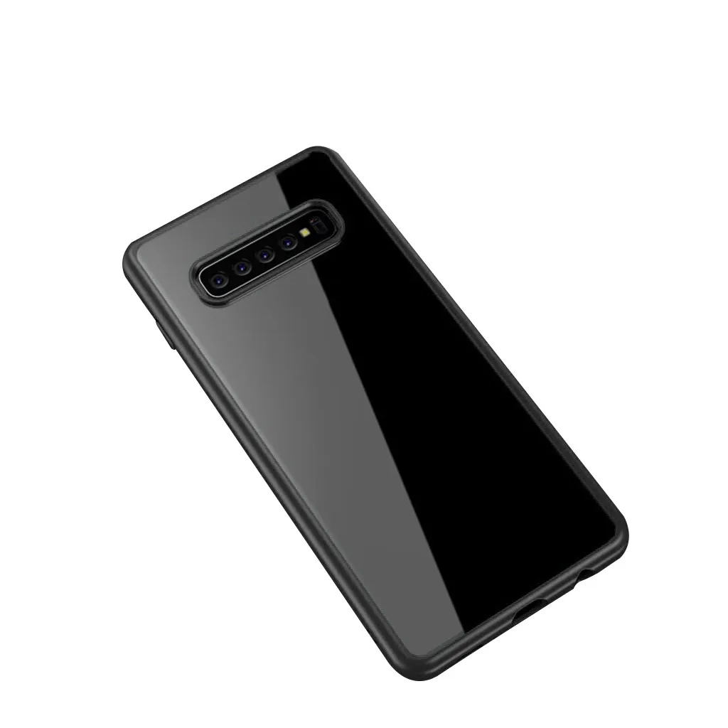 Ouhaobin Mobile Phone Cases For Samsung Galaxy S10/ S10 plus Transparent Silicone TPU Protective Case Cover Accessories |