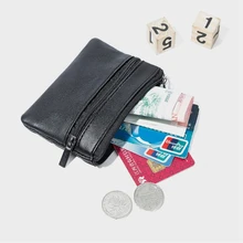 Мужские Женские сумки для карт, монет, ключей, мягкий кредитный держатель для карт, на молнии, кожаный кошелек, сумочка в форме монеты, кошелек, Carteira, мини монетница, держатели