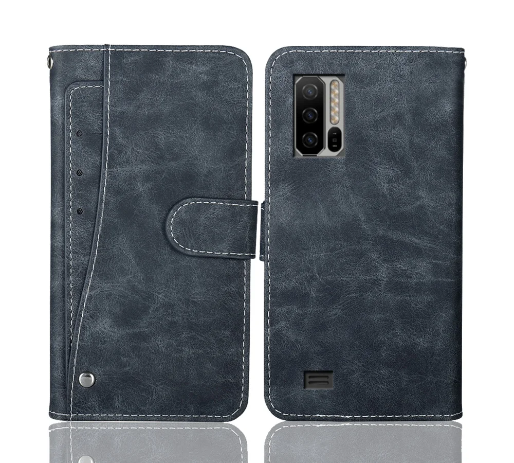 Роскошный чехол-кошелек Ulefone Armor 7E 6 3 "Винтаж защитный кожаный флип-чехол для