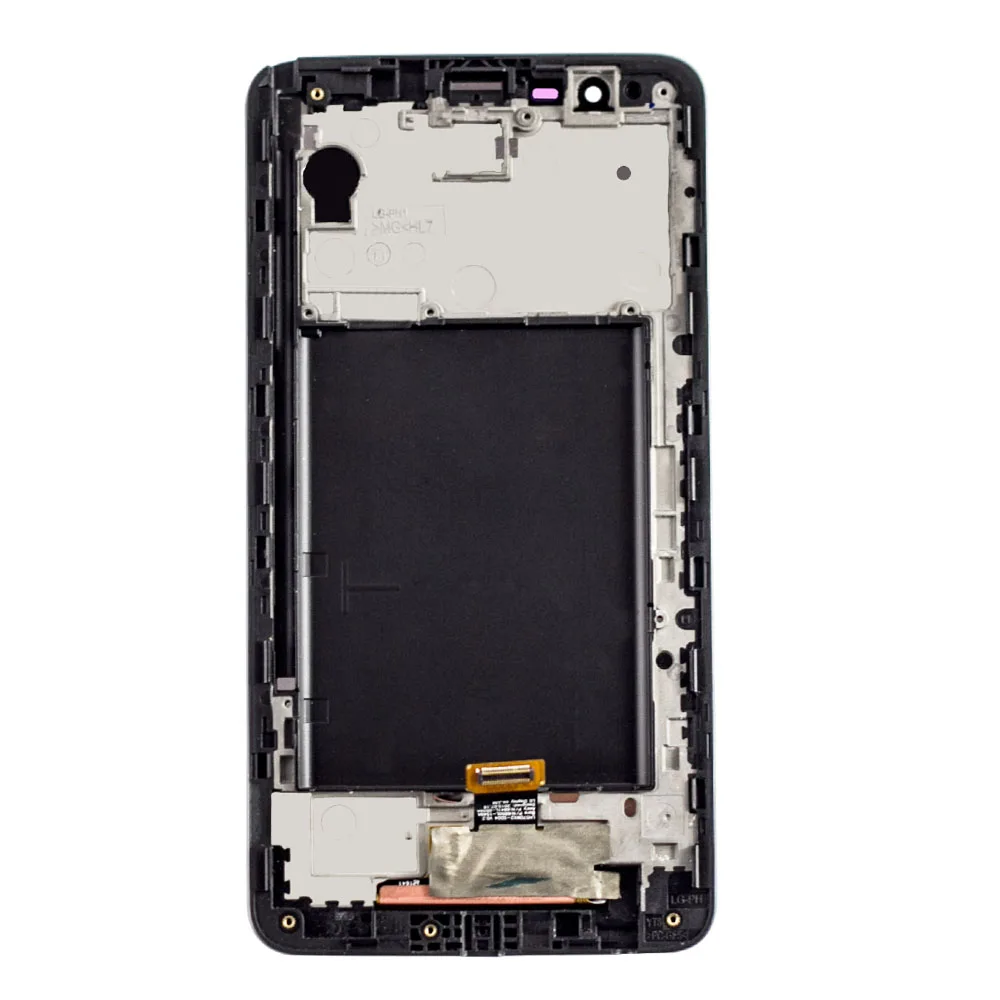 AAA + LG G 스타일러스 2 LS775 K520 블랙 LCD 터치 스크린 디지타이저, LCD 디스플레이 어셈블리, 프레임 포함, gstylo 2 LCD