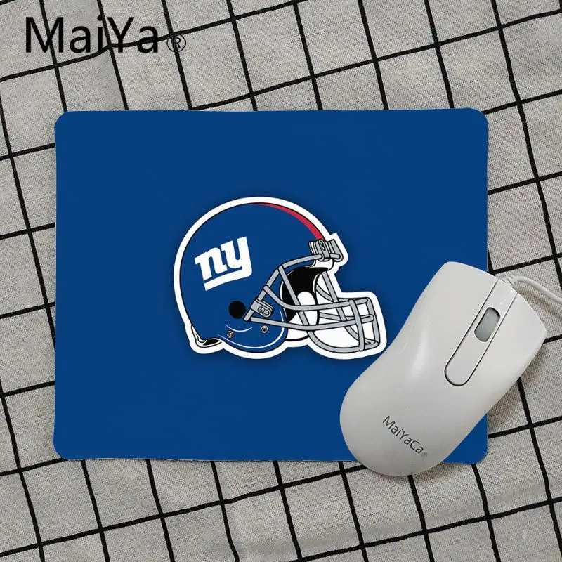 No Lock Edge25x29cm Maiya Высокое качество Нью-Йорк Giants футбол уникальная настольная панель коврик для игровой мыши Гладкий блокнот для письма настольных компьютеров мат игровой коврик для мыши - Цвет: No Lock Edge25x29cm