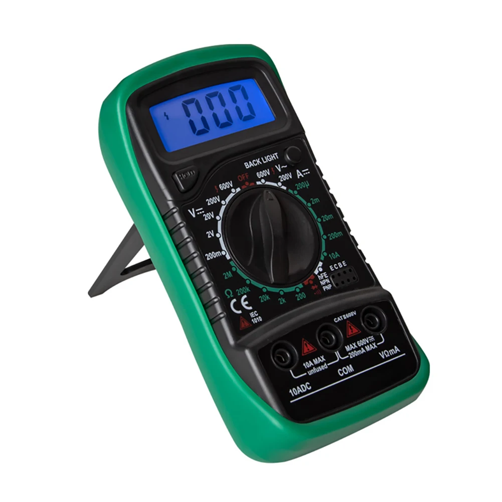 

Digital Multimeter AC DC Voltmeter Ammeter Ohmmeter Volt Tester Meter XL830L