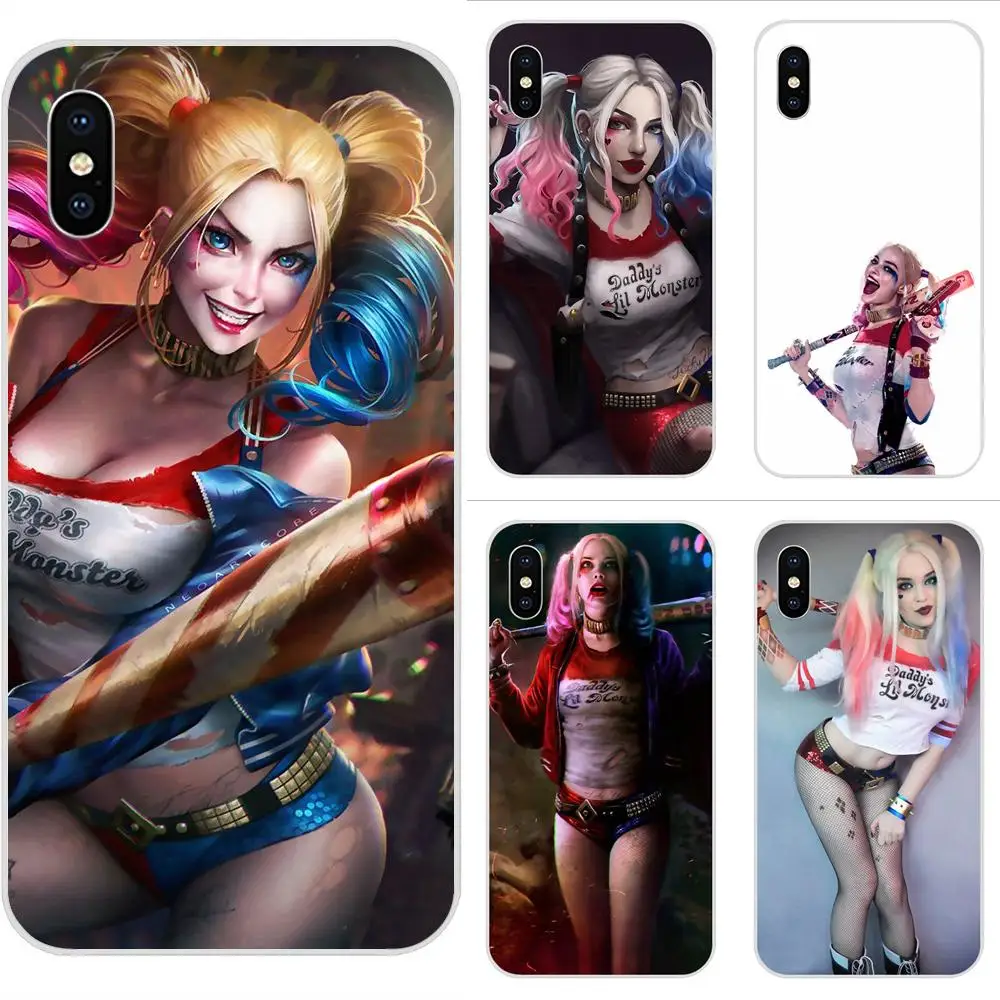

Harley Quin Soft TPU Cell Phone Cover Case For Galaxy J1 J2 J3 J330 J4 J5 J6 J7 J730 J8 2015 2016 2017 2018 mini Pro