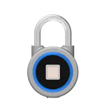 P2 Smart Electronic Fingerprint Lock IP65 Waterproof AntiTheft Security Digital Padlock Bluetooth Door Lock Rechargeabl
