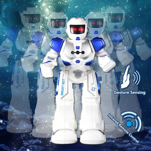Remote Control Intelligent Smart Robot Can Music Singing Touch Sensor Learnning English Sliding Toy Program Gesture Control Gift 5