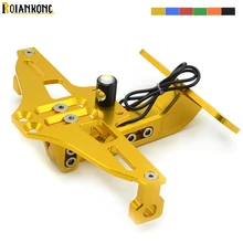 Для Yamaha XMAX 125/200/250/400 Универсальный Регулируемый угол мотоцикла номерной знак рамка