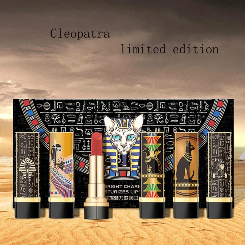 

Makeup lip stick set Cleopatra lasting waterproof hydrating lipstick does not fade retro moisturizing lipstick set