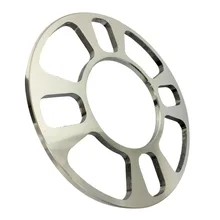 Прямая поставка 2 предмета 5/12 мм автомобиля Алюминий легкосплавные колесные проставки прокладка для 4 отверстия для центрального движения колеса автомобильные запчасти V-Best