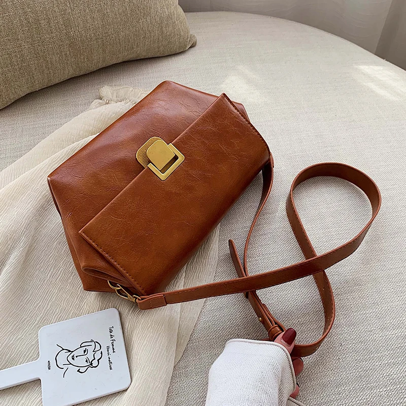 Female Bag Popular New Wave Korean Version of The Simple Retro loui vuiton Fashion Small Square Bag Women Hand Bags