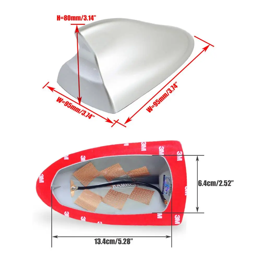Ramble Brand Aerial Replacement Car Shark Fin Antenna Auto Exterior Parts Car Hatchback Accessories For Mitsubishi ASX Grandis Ramble Brand Aerial Replacement Car Shark Fin Antenna Auto Exterior Parts Car Hatchback Accessories For Mitsubishi ASX Grandis