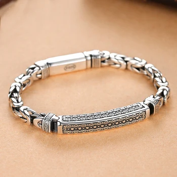 Bracelet Personality Peace Pattern Retro Hipster Key Pattern Buckle