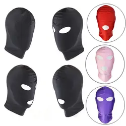 4 цвета сексуальные игрушки для женщин/Для мужчин БДСМ секс Фетиш маска с открытым ртом кляп маска для маскрадной внчеринки наказание раба
