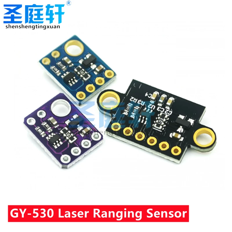 VL53L0X Time of Flight (ToF) Breakout Laser Range Sensor 940nm GY-VL53L0XV2 I2C IIC Distance Module | Электронные компоненты и