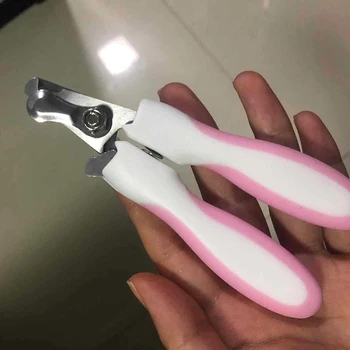 

1pc Fat With File Portable Stainless Steel Pet Nail Clipper Set Pet Toe Care Scissors