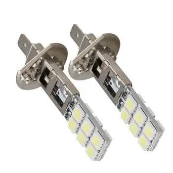 

55W LED Headlight Bulbs 12 SMD-5050 LED Headlight Bulbs Light H1 White